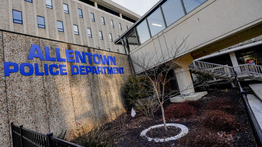 Allentown Police Department, Allentown City Hall, Allentown Arts Park, Lehigh County Jail, prison, Allentown Center City, Lehigh valley