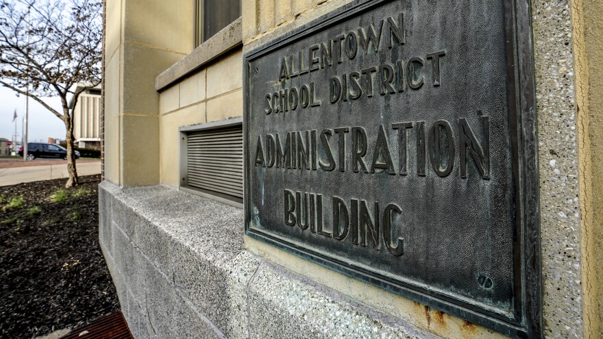 Allentown City Hall, Allentown Arts Park, Lehigh County Jail, prison, Allentown Center City, Lehigh Valley, Allentown School District