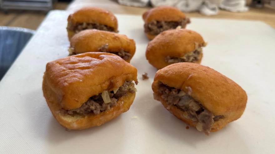 Cheesesteak donuts at the Easton Baking Co.