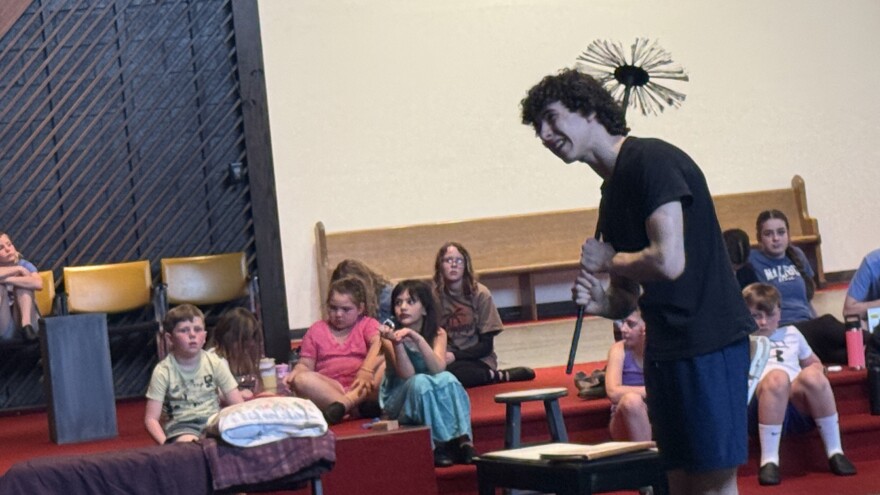 Mary Poppins rehearsals at PYT