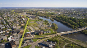 Raise riverside composite photo