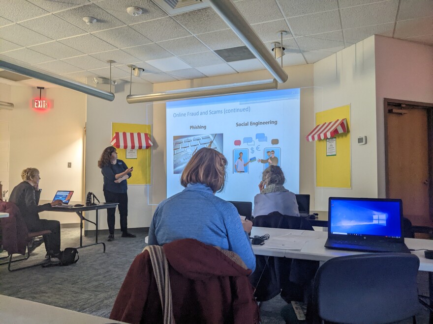 Cybersecurity basics workshop at the Emmaus Public Library
