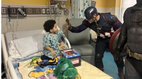 PHOTOS: St. Luke's Children's Hospital superhero high five