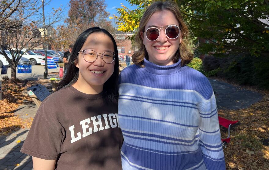 Voters at Banana Factory in Bethlehem