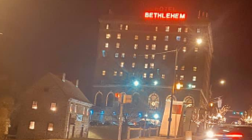 Hotel Bethlehem rooftop sign tradition