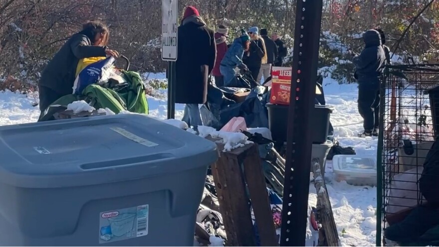 Bethlehem homeless encampment