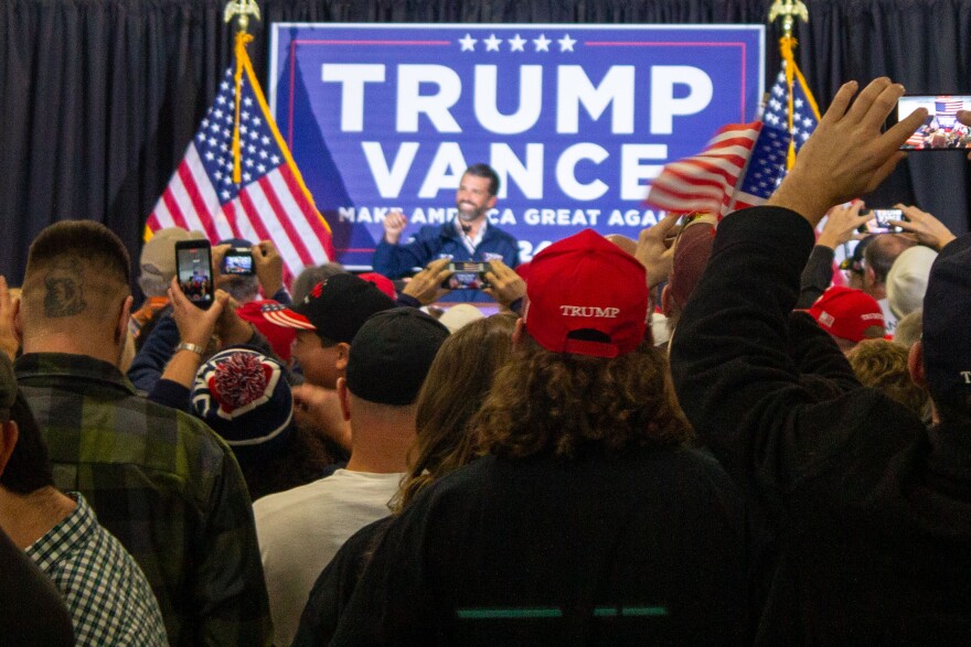 Donald Trump Junior in Coplay, PA