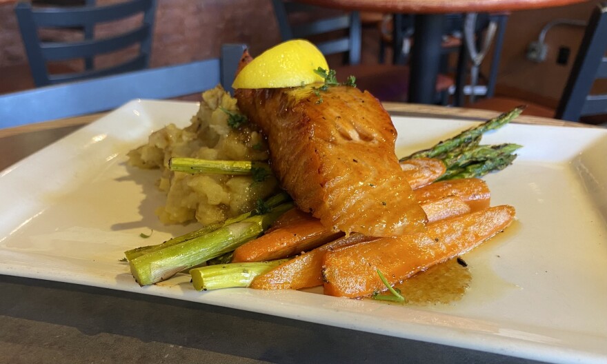 Honey Bourbon Salmon