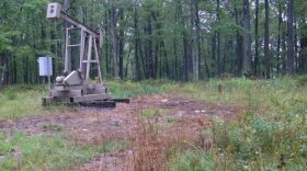 Natural gas drilling site in Butler County