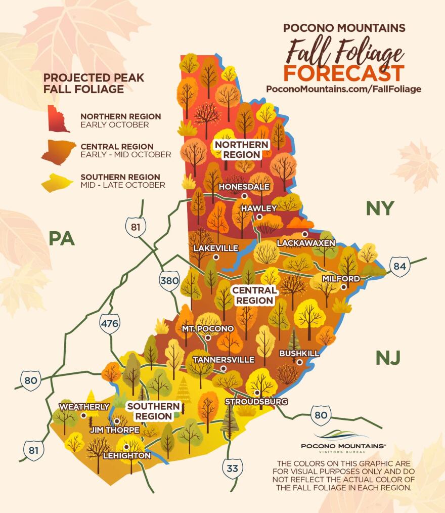 Fall Foliage Map 2024 Poconos