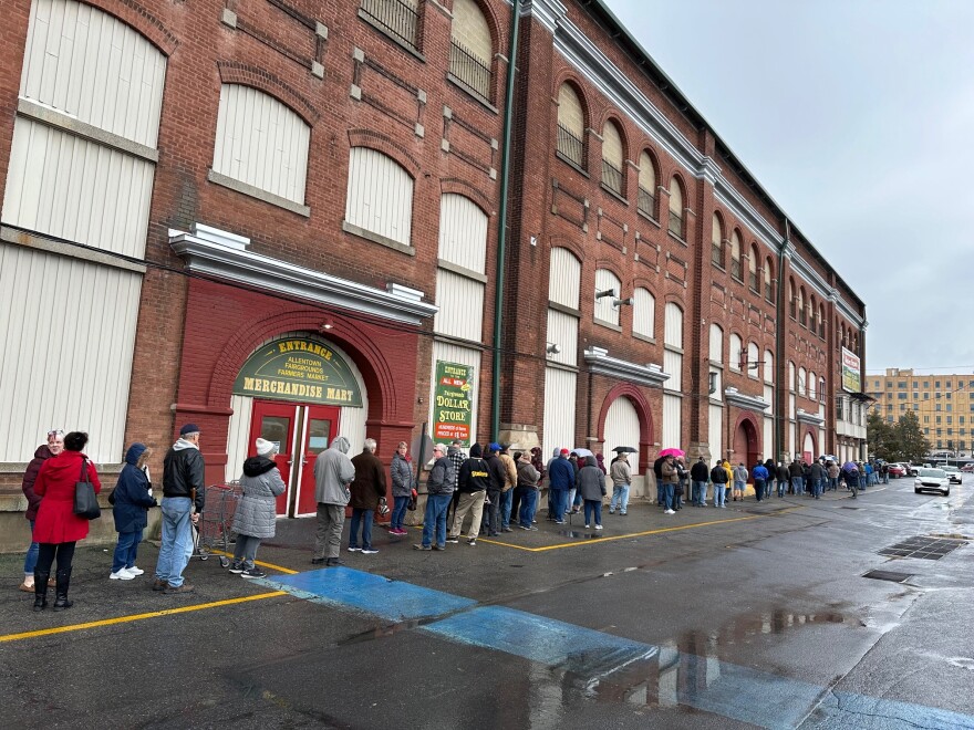 Allentown Fair ticket line