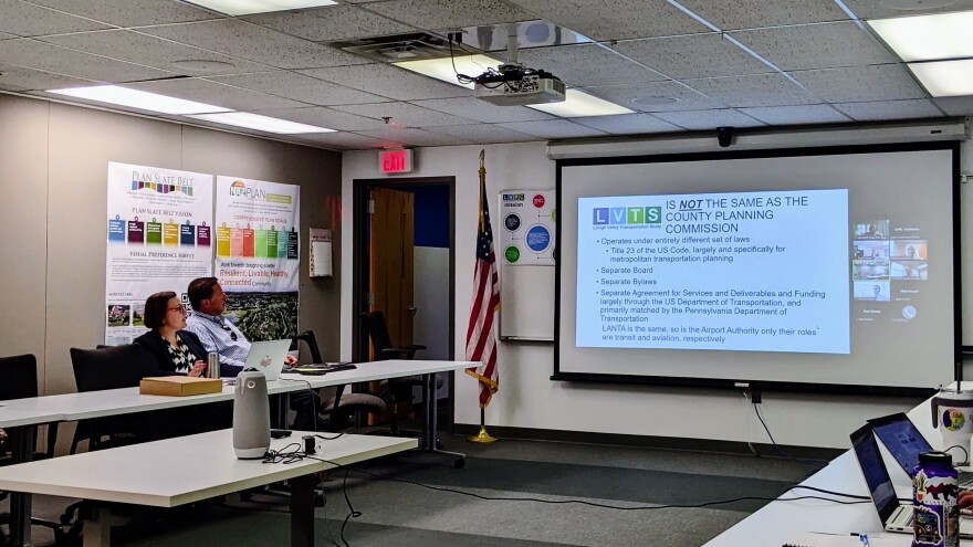 Becky Bradley presenting
