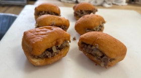 Cheesesteak donuts at the Easton Baking Co.