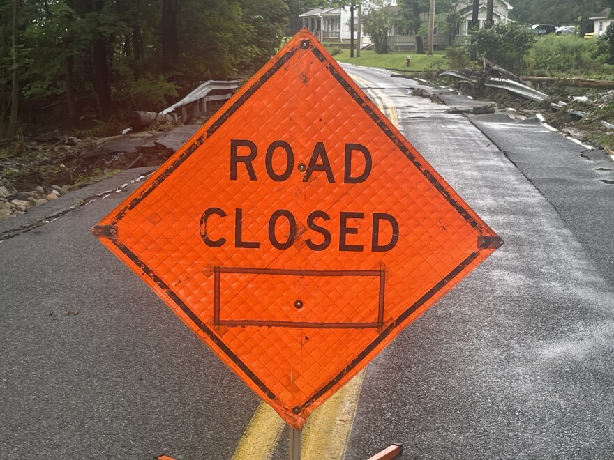 Flash flooding in Bangor