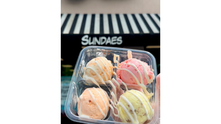 Udder Bar Ice Cream Flight