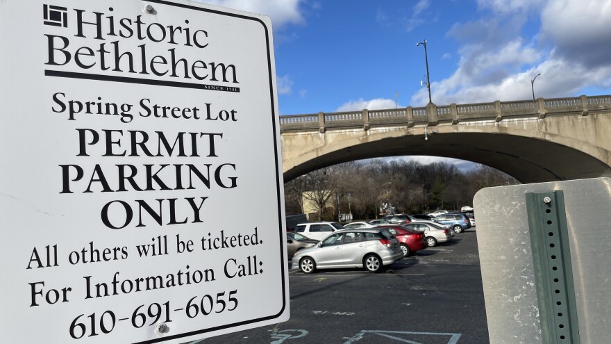 Spring Street Lot in North Bethlehem