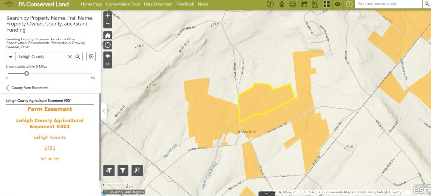 PA Conserved Land