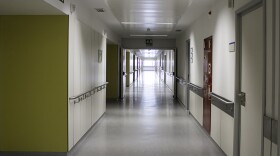 Interior corridor hospital