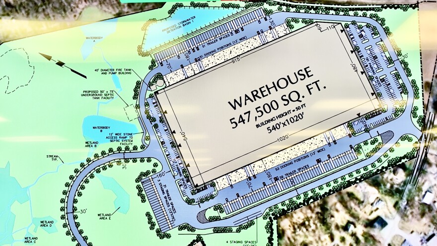 Proposed warehouse