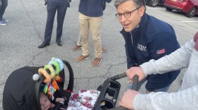 House Speaker Mike Johnson at Farmersville Elementary School on Election Day 2024