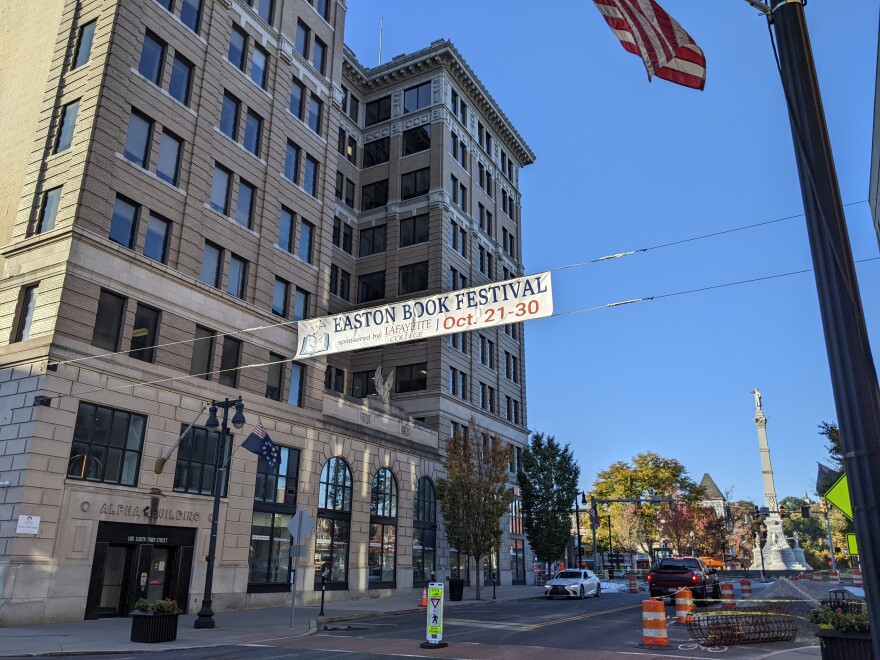 EBF - Easton Book Festival Banner at Centre Square.jpg