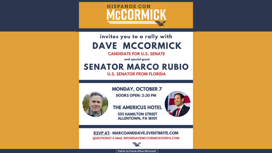 McCormick-Rubio event