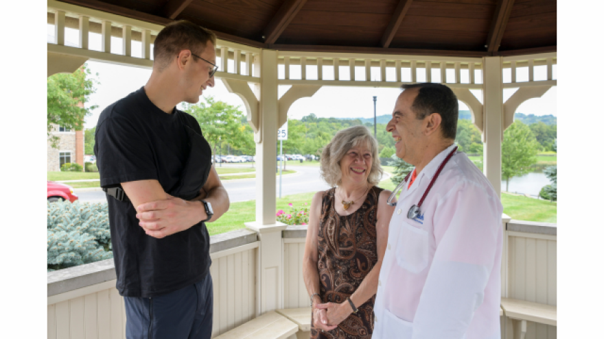 Deputy Sherriff Saved by Trans-Atlantic Stem Cell Donation Meets Her Hero