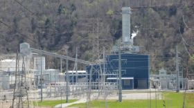 Long Ridge Energy Generation, in Hannibal, Ohio started burning hydrogen along with natural gas in this photo from April, 2022, sending electricity onto the mid-Atlantic grid.