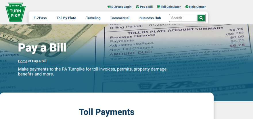 Turnpike-Website-Screenshot