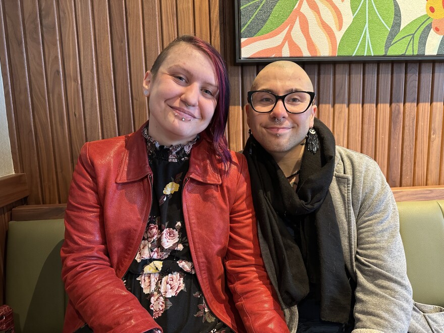 Robin Gow and Rain Black