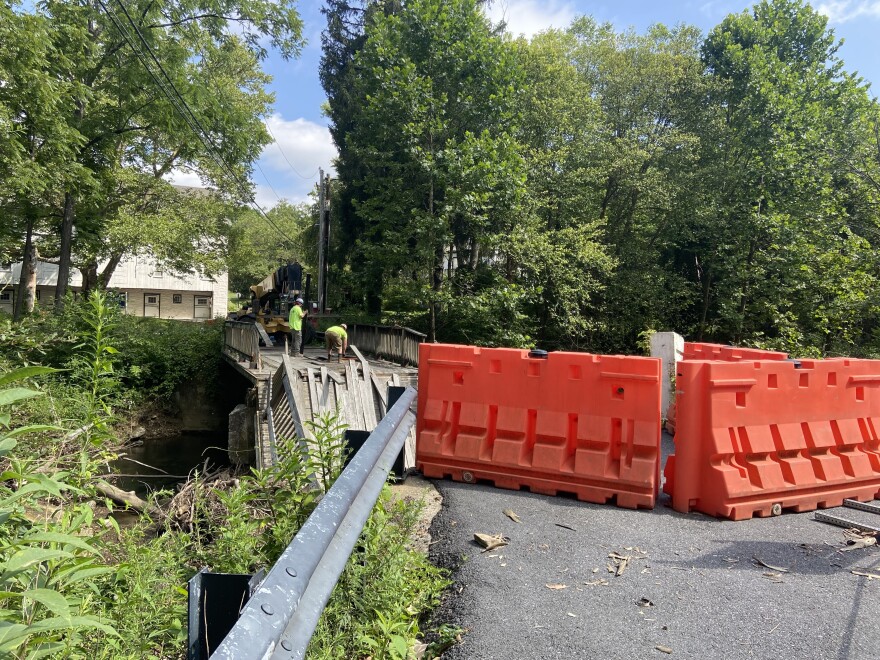 Dorothy Rider Pool Wildlife Sanctuary bridge collapse