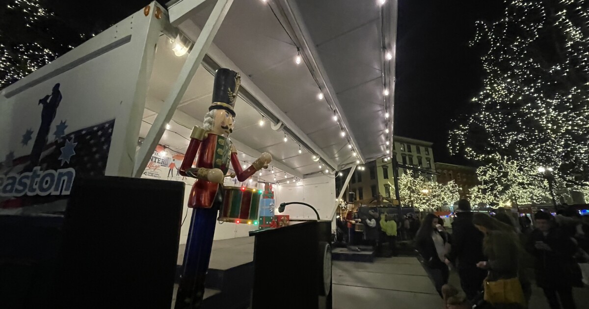Peace Candle lights up Downtown Easton
