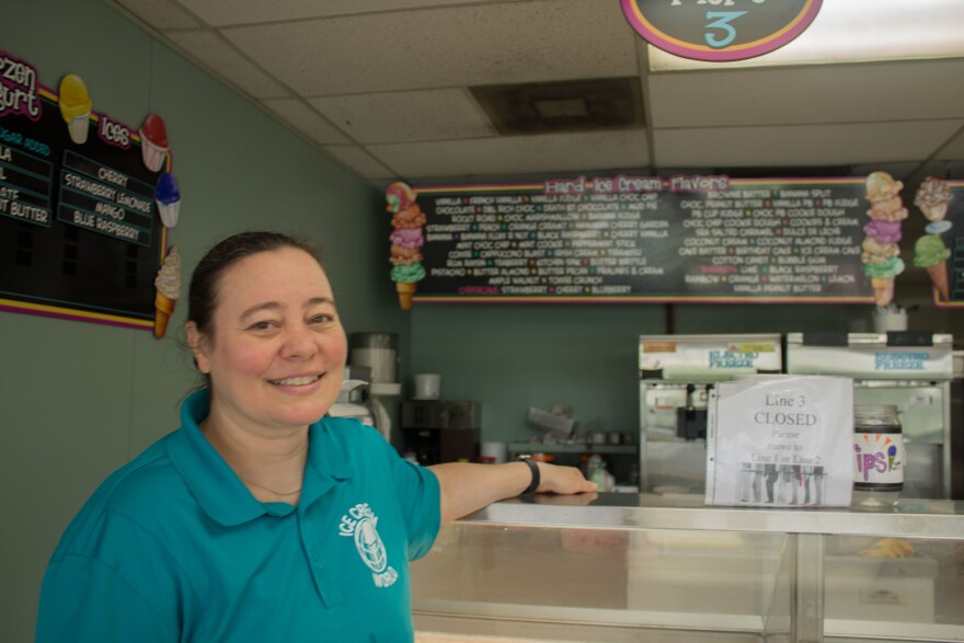 Kim MacIver, owner of Ice Cream World