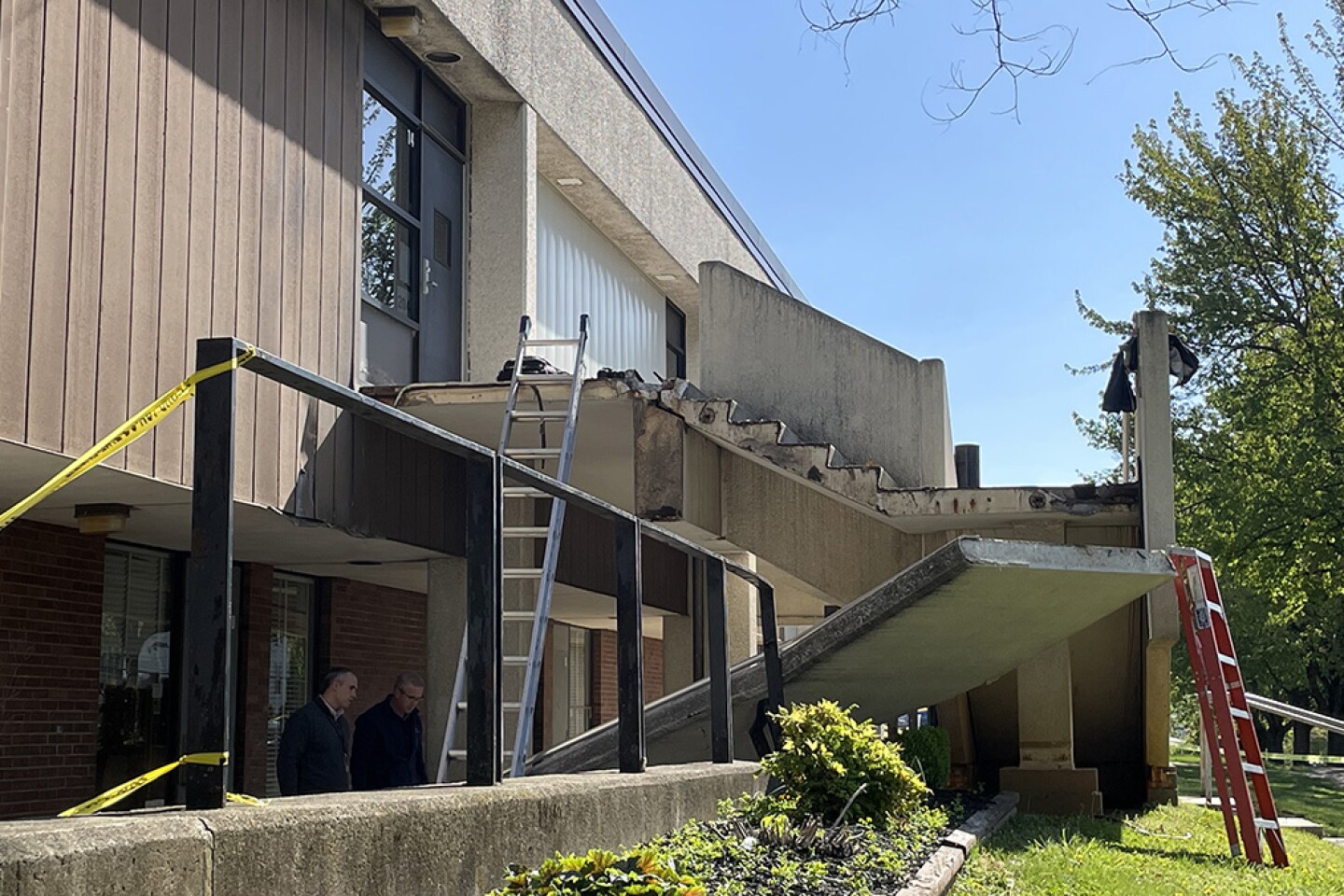 PHOTOS: Wall collapse at William Penn Elementary School in Bethlehem