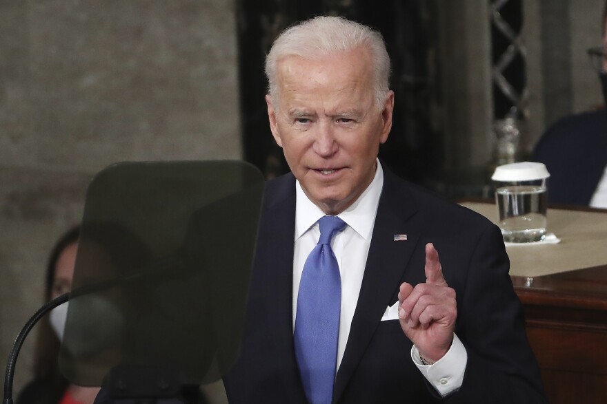 APTOPIX Biden 100 Days Congress