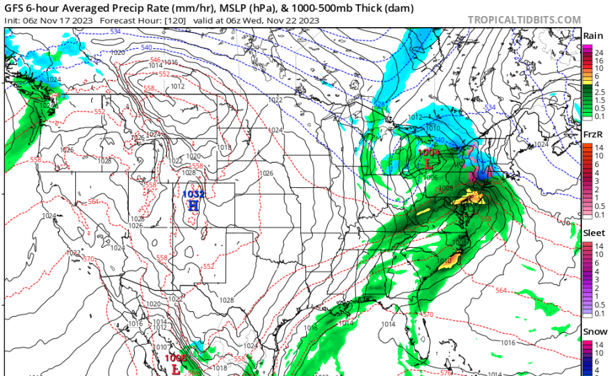 Tuesday-Wednesday storm