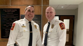 230201 SWT police promotion Brown and Dotter.jpg