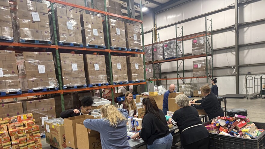 Second Harvest volunteers working