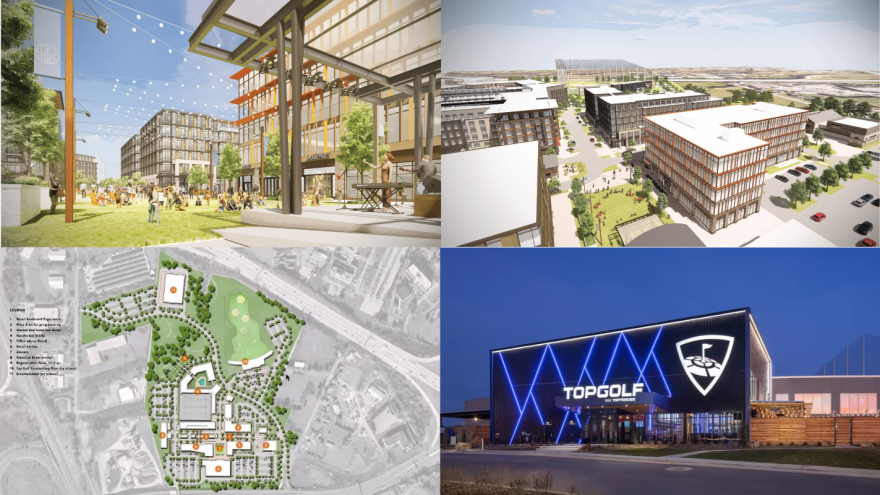 Town Center Render Collage