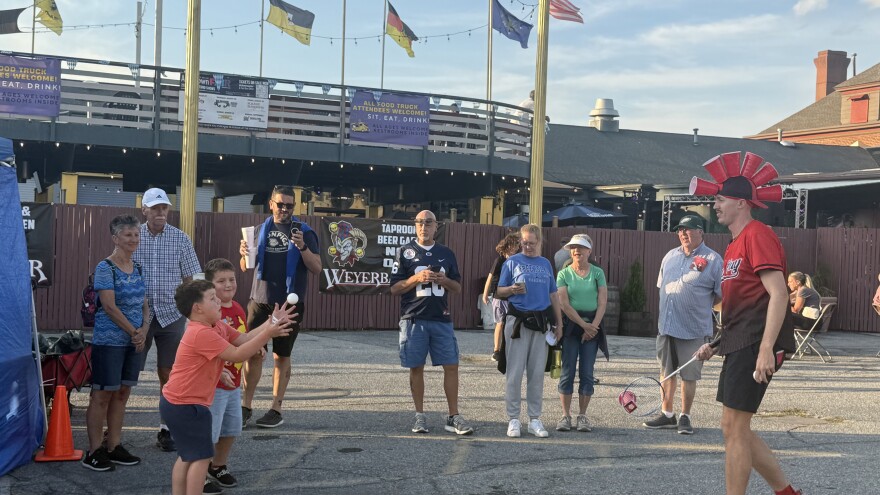 The Cup Guy meets fairgoers at Allentown Fair