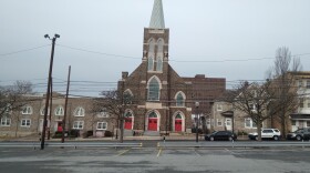 st. john's windish church and parking lot