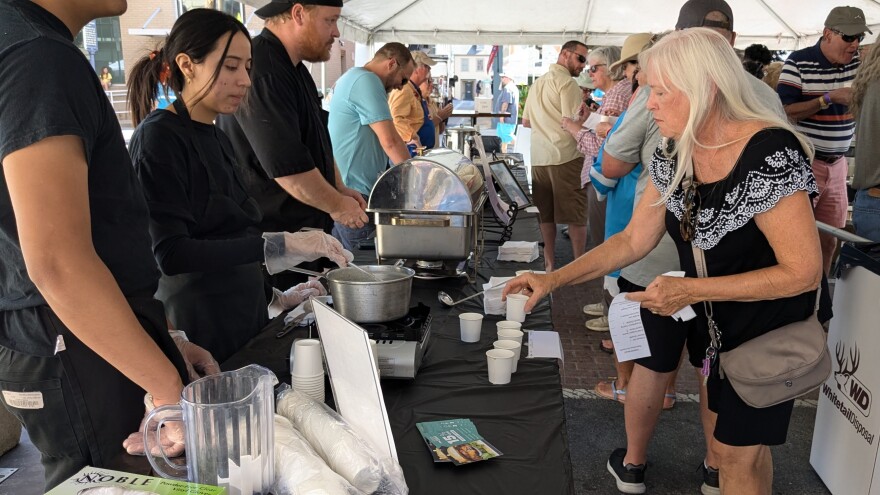 clam jam chowder tent