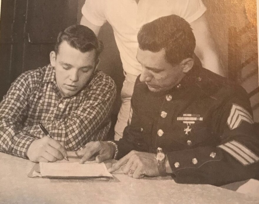 Ron Wescoe Marine Signing