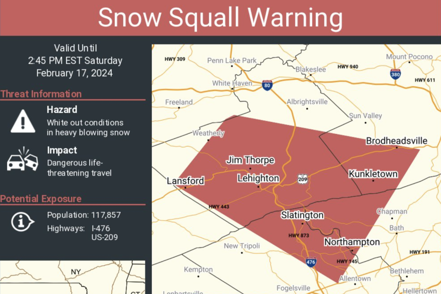 Snow squall warning
