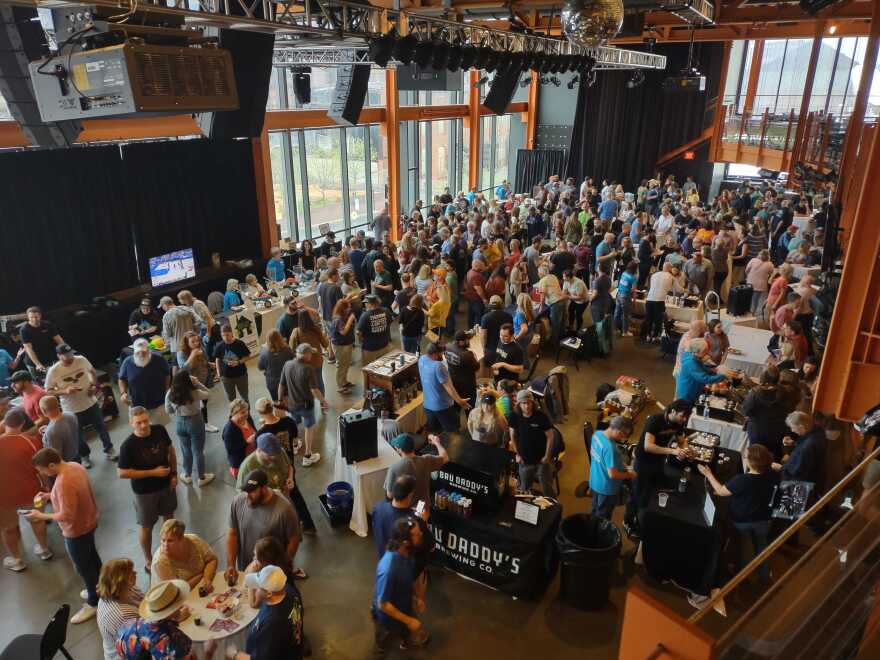 Sold-out crowd at Spring Beer Fest