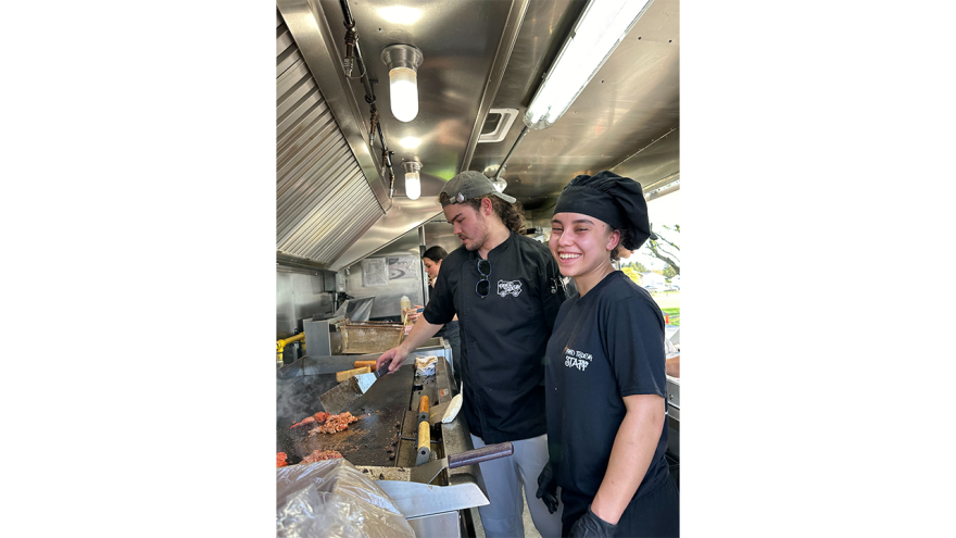 BAVTS Food truck inside
