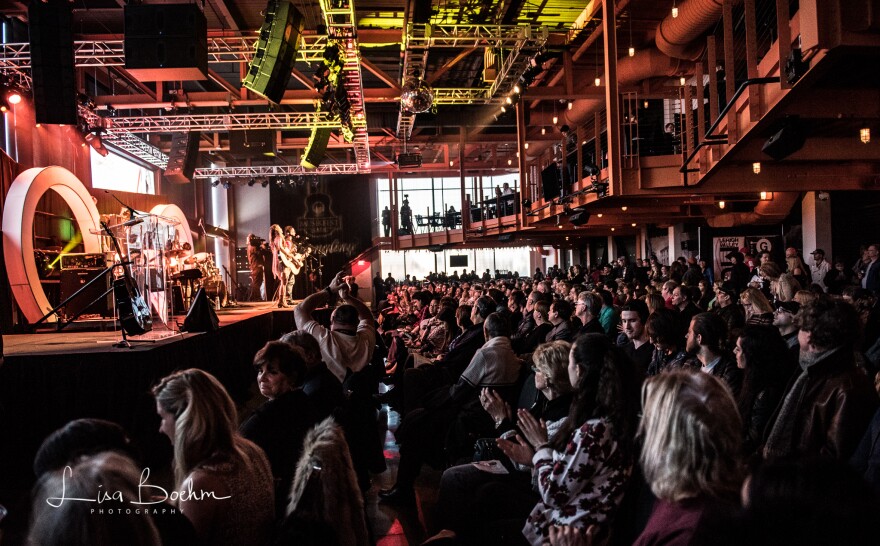 The audience inside Musikfest Cafe at ArtsQuest Center for Lehigh Valley Music Awards in 2018.