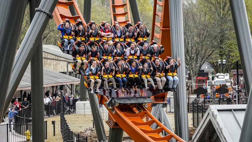 Iron Menace opening at Dorney Park
