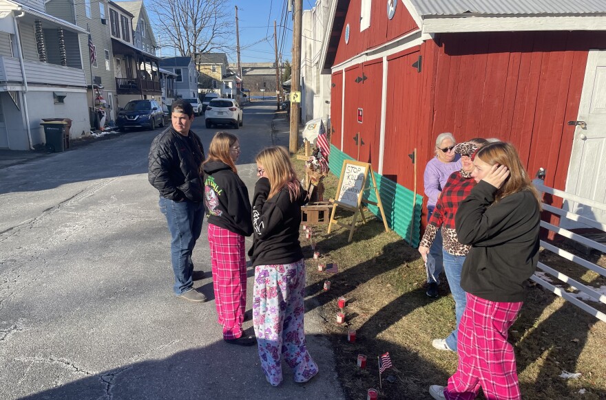 Whitehall Township roadside memorial for Edward Tomcics 3