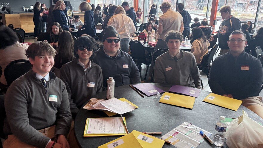 High School students at ArtsQuest's Music Industry Day